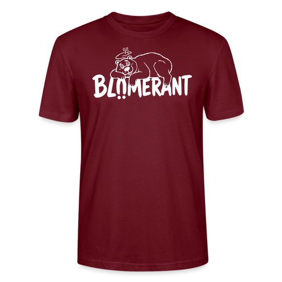 BLÜMERANT - Unisex T-Shirt mit Berliner Schnauze - Burgunderrot