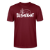 BLÜMERANT - Unisex T-Shirt mit Berliner Schnauze - Burgunderrot