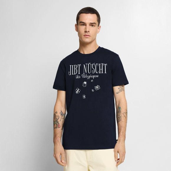 JIBT NÜSCHT ihr Flitzpiepen-Männer Premium Bio T-Shirt - Navy