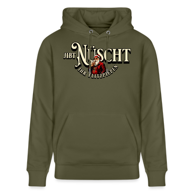 JIBT NÜSCHT IHR FLITZPIEPEN - Unisex Bio-Hoodie - Khaki Grün