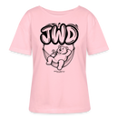 JWD-Berlin-Rundhals Frauen Bio-T-Shirt - Hellrosa