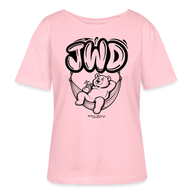JWD-Berlin-Rundhals Frauen Bio-T-Shirt - Hellrosa