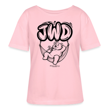 JWD-Berlin-Rundhals Frauen Bio-T-Shirt - Hellrosa