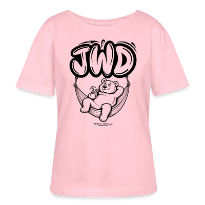 JWD-Berlin-Rundhals Frauen Bio-T-Shirt - Hellrosa