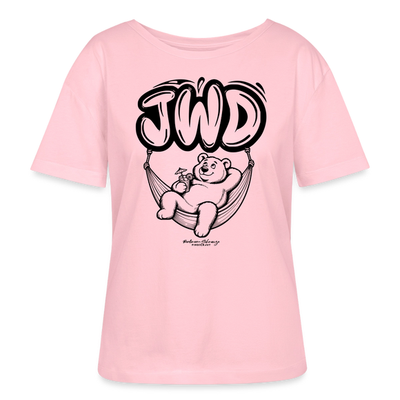 JWD-Berlin-Rundhals Frauen Bio-T-Shirt - Hellrosa