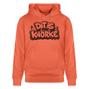DIT IS KNORKE-Unisex Bio-Hoodie mit echt Berliner Schnauze - Hellrot