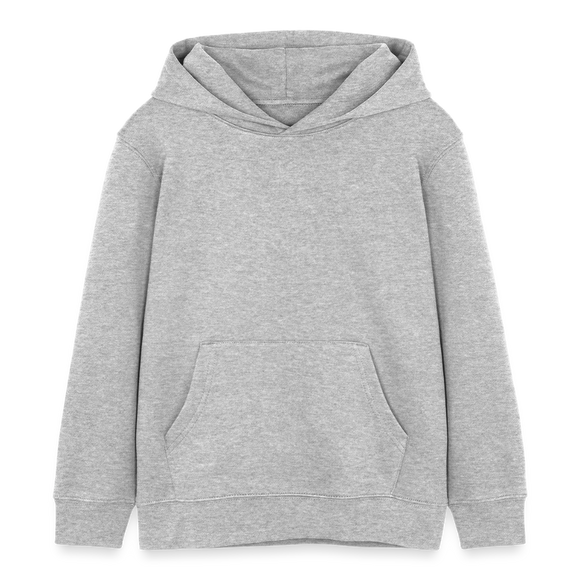 Berlin Souvenir-Kinder Bio-Hoodie-BERLIN ICK LIEBE DIR - Grau meliert