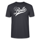 ICK FREU MA WIE BOLLE-Unisex T-Shirt BIO - Dunkles Graublau