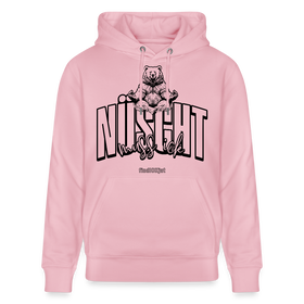 NÜSCHT MUSS ICK 2025-Unisex Bio-Hoodie mit Berliner Schnauze - Hellrosa