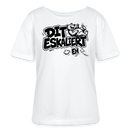 DIT ESKALIERT EH-Rundhals Frauen Bio-T-Shirt mit Berliner Schnauze - Weiß
