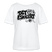 DIT ESKALIERT EH-Rundhals Frauen Bio-T-Shirt mit Berliner Schnauze - Weiß