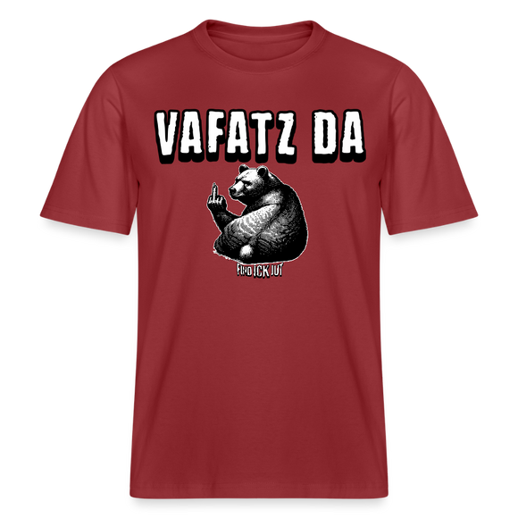VAFATZ DA-Relaxed Fit Unisex Bio-T-Shirt - Erdrot