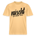 Berlin Shirt-NÜSCHT FÜR SCHWACHE NERVEN- RELAXED FIT Unisex Organic T-Shirt mit Berliner Spruch - Hellgelb