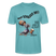 WAT KIEKSTN SO? -  Unisex BIO T-Shirt - Pastelltürkis