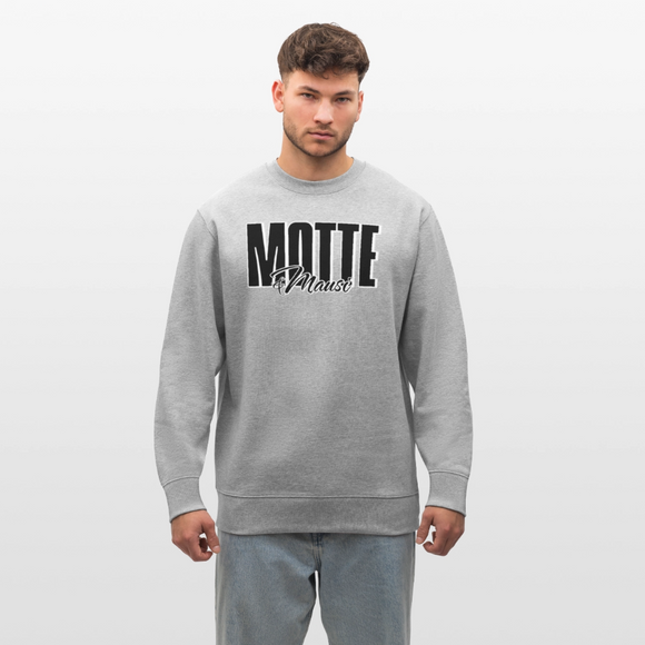 MOTTE UND MAUSI-Unisex Bio-Sweatshirt - Grau meliert