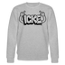 ICKE-Unisex Bio-Sweatshirt  mit Berliner Schnauze - Grau meliert