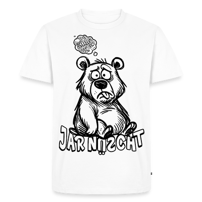 DU SCHNALLST JAR NÜSCHT-Männer Premium BIO T-Shirt - Weiß