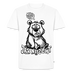 DU SCHNALLST JAR NÜSCHT-Männer Premium BIO T-Shirt - Weiß