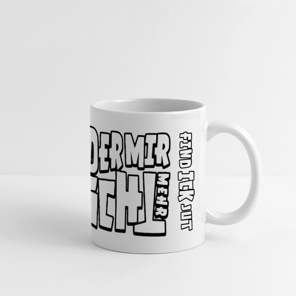 Berliner Spruch-ICK WUNDER MIR-Panoramatasse - Weiß