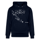Weihnachten in Berlin 25-JIBT NÜSCHT-Unisex Bio-Hoodie - Navy