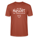 NÜSCHT FÜR SCHWACHE NERVEN-Unisex T-Shirt mit Berliner Schnauze - Terrakotta