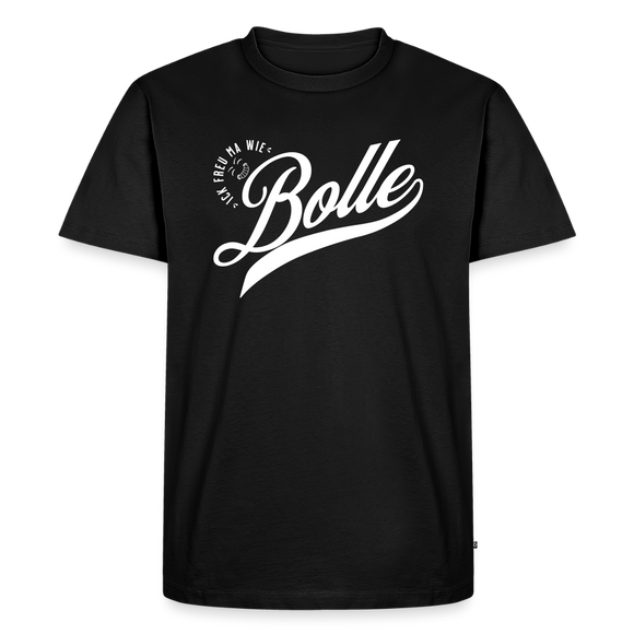 ICK FREU MA WIE BOLLE-Männer Premium BIO T-Shirt - Schwarz