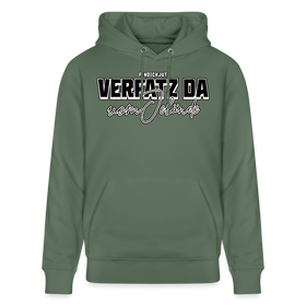 VERFATZ DA VOM JELÄNDE-Unisex Bio-Hoodie - Tanngrün