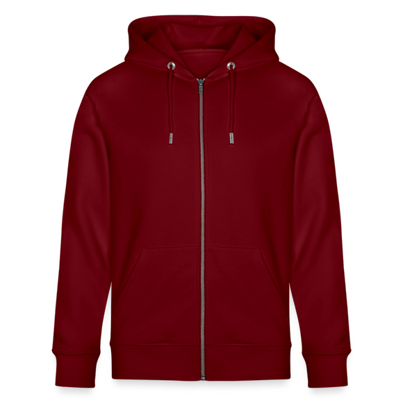 NEESE-Unisex Bio-Kapuzenjacke - Burgunderrot