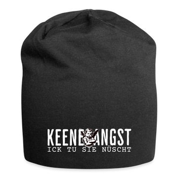 KEENE ANGST ICK TU SIE NÜSCHT - Jersey-Beanie - Schwarz