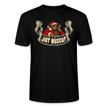 Berliner Bär-Weihachten-JIBT NÜSCHT-Unisex T-Shirt - Schwarz