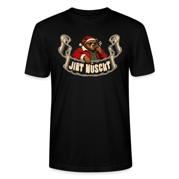 Berliner Bär-Weihachten-JIBT NÜSCHT-Unisex T-Shirt - Schwarz