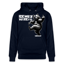 ICK MACH WAT ICK WILL-Unisex Bio-Hoodie III - Navy
