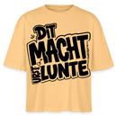 berlinerisch-DIT MACHT URST LUNTE-Frauen Boxy Bio-T-Shirt - Mispel