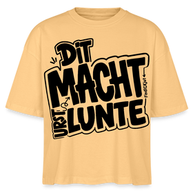 berlinerisch-DIT MACHT URST LUNTE-Frauen Boxy Bio-T-Shirt - Mispel