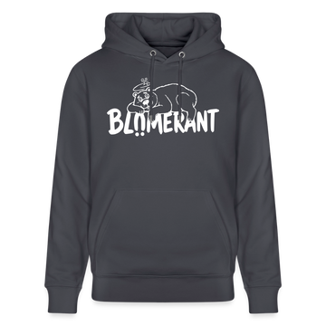 Berliner Spruch-BLÜMERANT-Unisex Bio-Hoodie - Indigoblau
