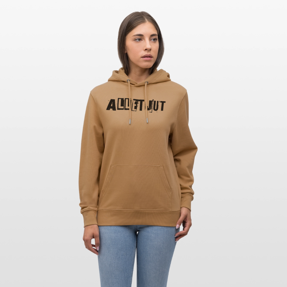 ALLET JUT-Unisex Bio-Hoodie - Karamell 