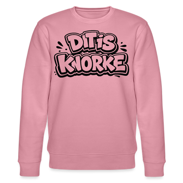 DIT IS KNORKE-Unisex Bio-Sweatshirt mit echt Berliner Schnauze - Lila Traum