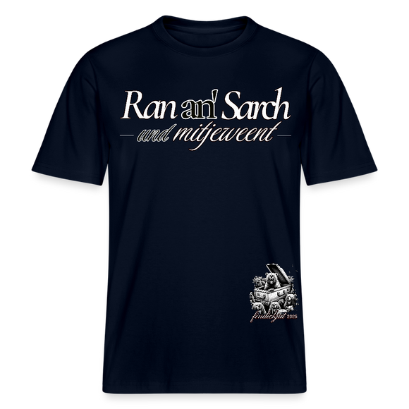 Ran an Sarch-Relaxed Fit Unisex Bio-T-Shirt Sparker III - Navy