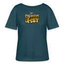 DIT FETZT URST-Rundhals Frauen Bio-T-Shirt - Dunkles Petrol