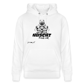 NÜSCHT MUSS ICK-Unisex Bio-Hoodie - Weiß
