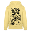 JANZ BERLIN IS EENE WOLKE-Unisex Bio-Hoodie - Gelb Viva 