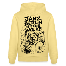 JANZ BERLIN IS EENE WOLKE-Unisex Bio-Hoodie - Gelb Viva 