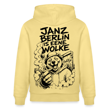 JANZ BERLIN IS EENE WOLKE-Unisex Bio-Hoodie - Gelb Viva 
