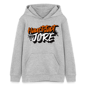 HAUPTSTADTJÖRE-Teenager Bio-Hoodie - Grau meliert