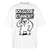 Berlin Shirt-ICK GLOOB ET HACKT-Oversized Unisex Bio T-Shirt - Weiß