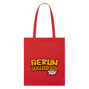 BERLIN ICK LIEB DIR - Bio-Stoffbeutel - Rot