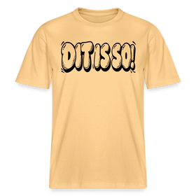 Berlin Shirt-DIT IS SO!-RELAXED FIT Unisex Organic T-Shirt mit Berliner Schnauze - Hellgelb