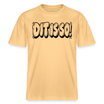 Berlin Shirt-DIT IS SO!-RELAXED FIT Unisex Organic T-Shirt mit Berliner Schnauze - Hellgelb