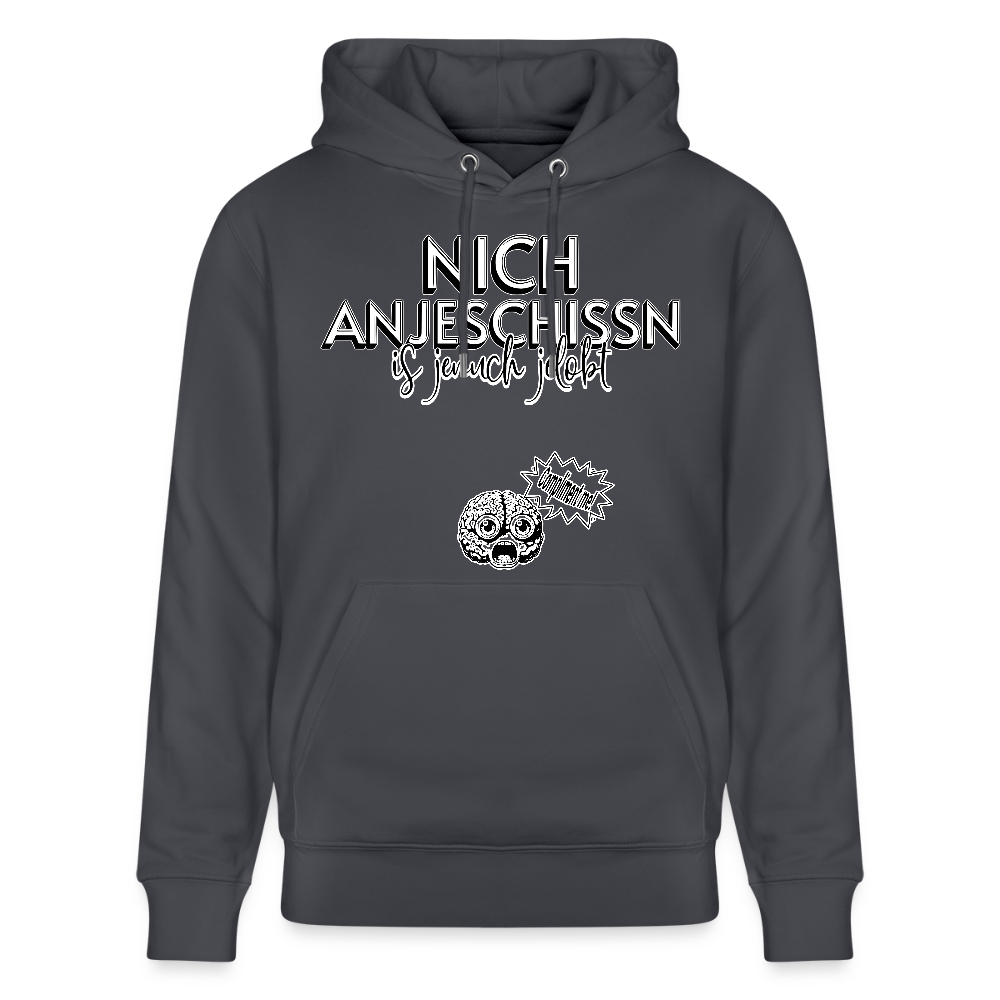 BERLINER EFFIZIENZ-'Dit Lob'-Unisex Bio-Hoodie - Indigoblau