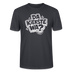 Berlin Shirt mit Spruch- DA KIEKSTE WA?-Unisex T-Shirt Bio - Dunkles Graublau